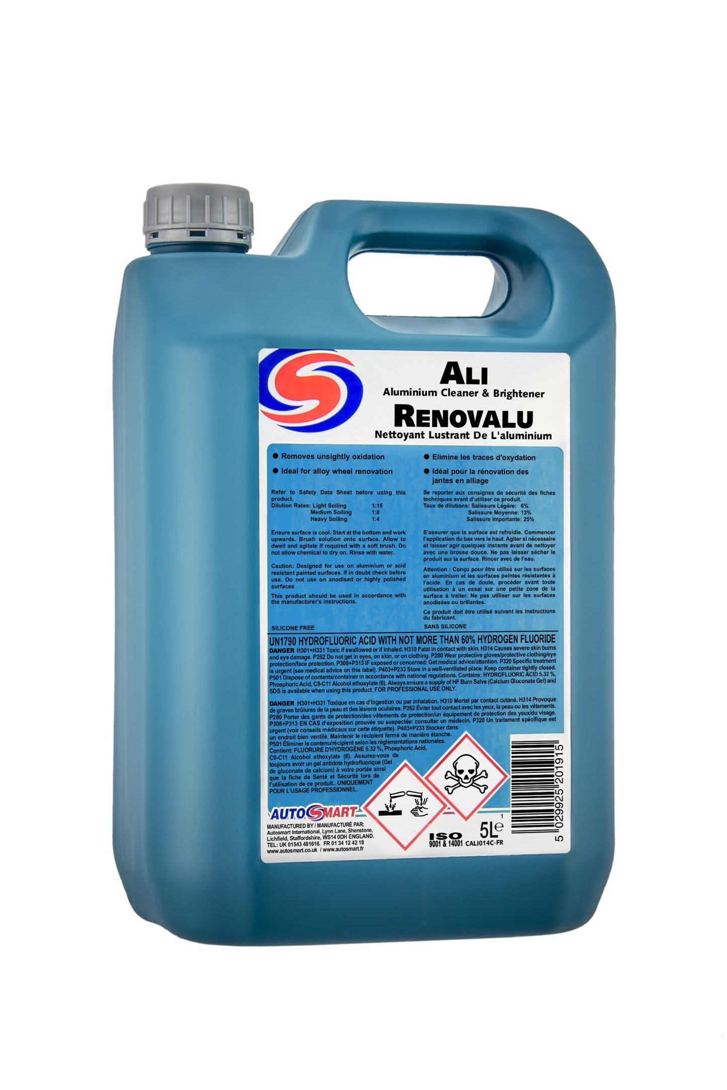 Autosmart Ali Shine 5 Litre (Acid Wheel Cleaner )