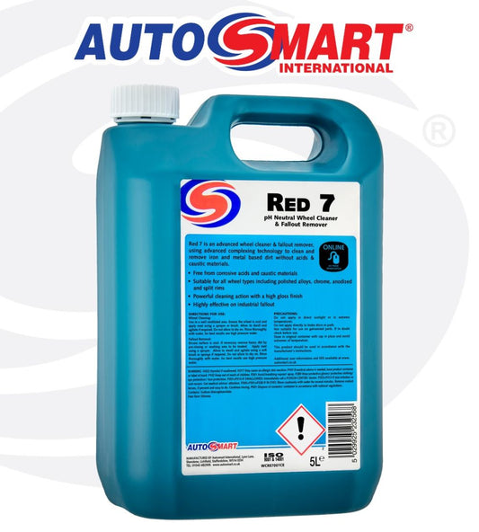 Autosmart Red 7, PH Neutral Wheel Cleaner - 5L