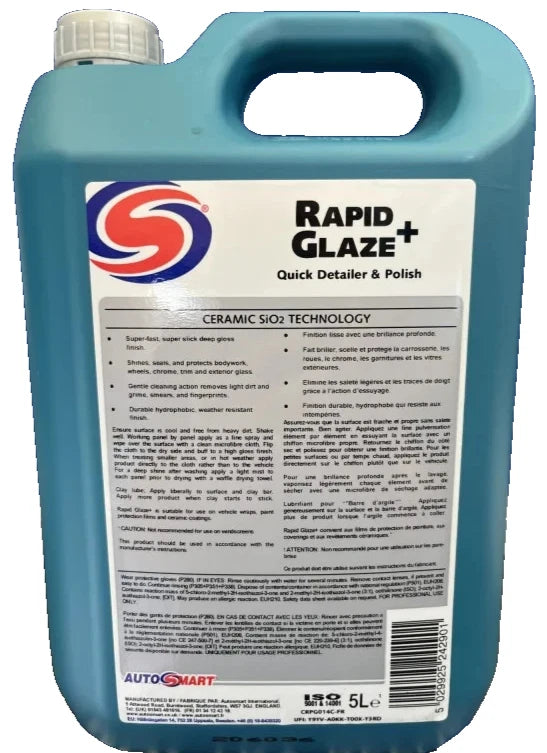 Autosmart Rapid Glaze Quick Detailer High Gloss 5L